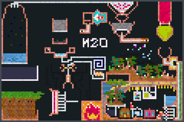 WaterDeathX Pixel Art