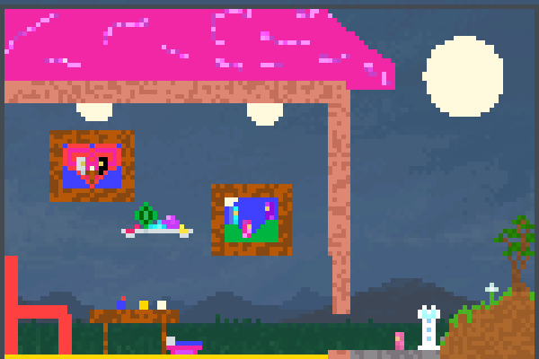 Pinkninjas Home Pixel Art