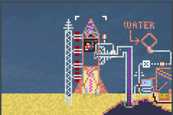 A rocket ...... Pixel Art