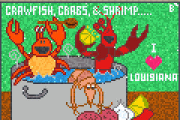 Crustaceans Pixel Art