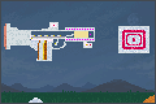 PEWPEWPEWgun Pixel Art