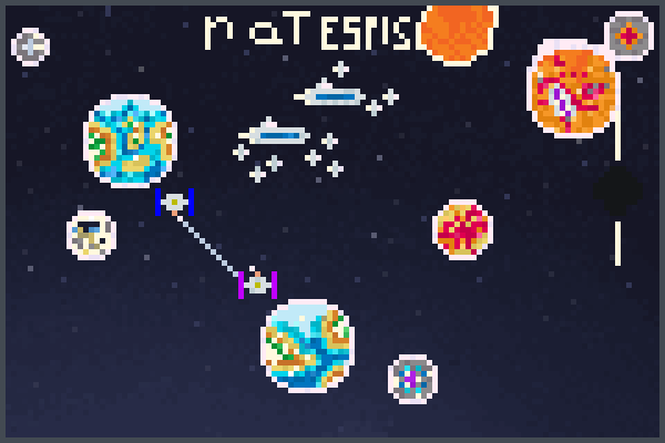 space yaaaaaaay Pixel Art