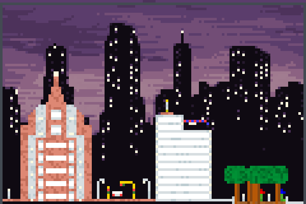 the big city  Pixel Art