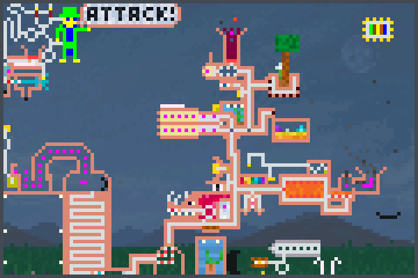 security bot Pixel Art