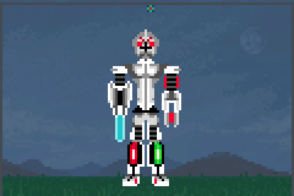 Mecha C. 1 Pixel Art