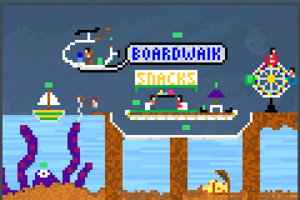 Boardwalk Quest Pixel Art