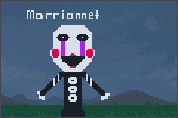 FNAF2 Marrionet Pixel Art