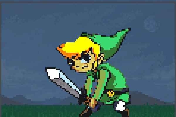 Link from minis Pixel Art