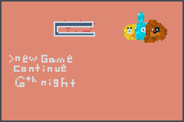 FNAF 2 menu Pixel Art