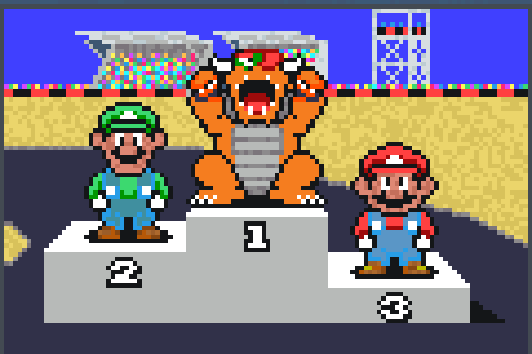 super...podium. Pixel Art