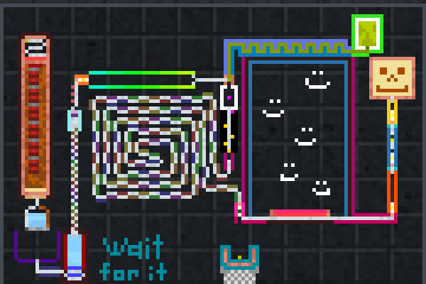 Reaction of Fun Pixel Art