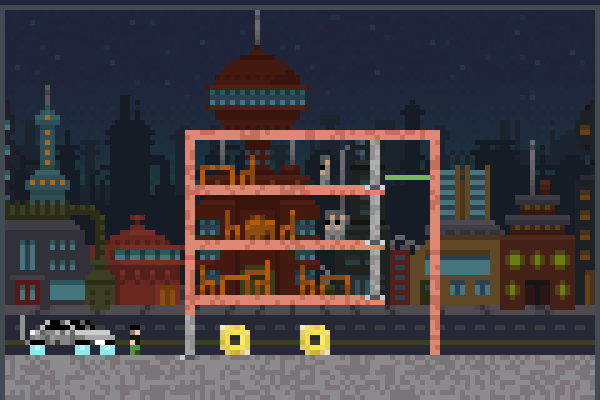 Office rush Pixel Art