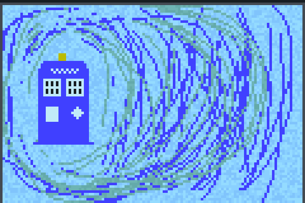 Whovian Love Pixel Art