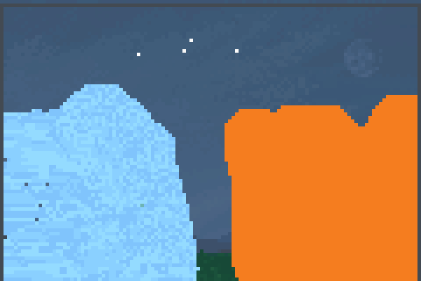 water vz lava Pixel Art