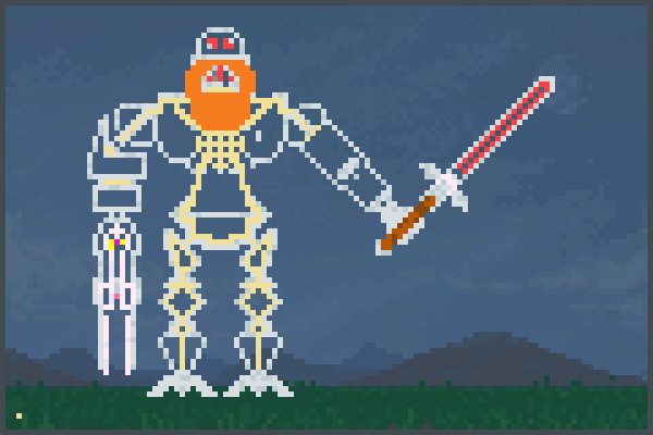 robo dwarf Pixel Art