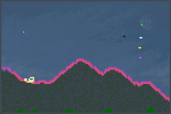 LB Alien Planet Pixel Art