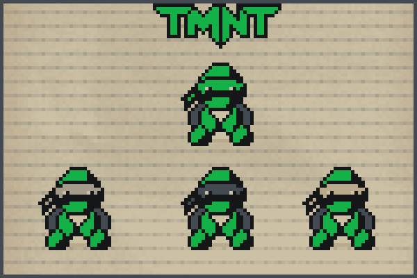 TMnt2 Pixel Art