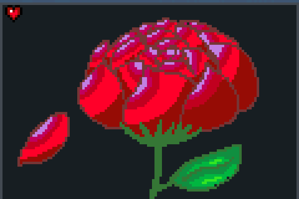 my rose red Pixel Art