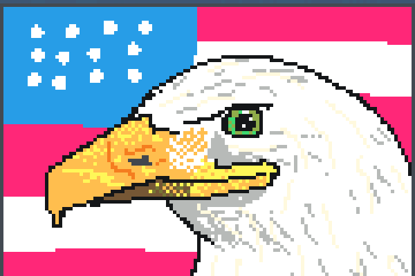 love america Pixel Art