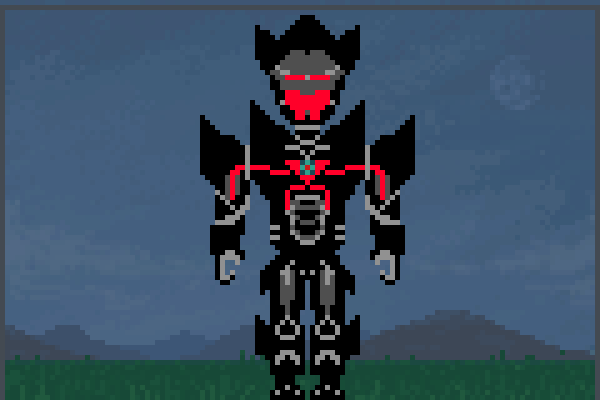 1 Evil Iron Man Pixel Art