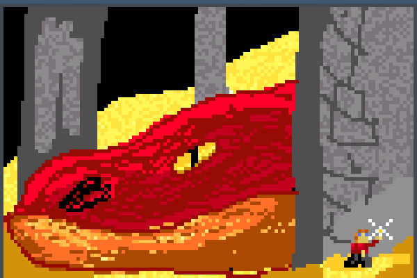 SmaugTheDragon Pixel Art