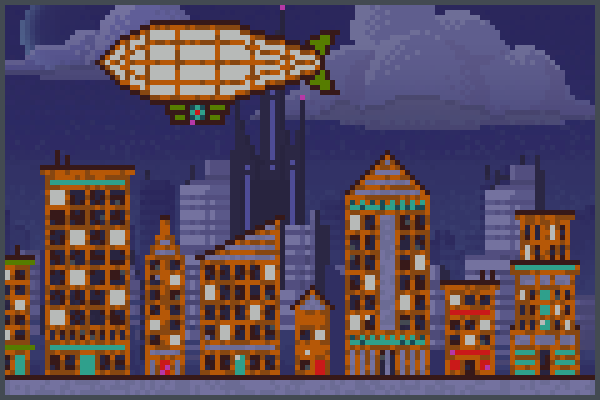 Bomber Blimp! Pixel Art