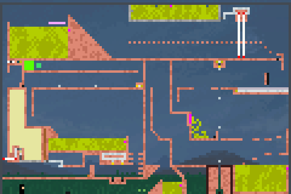 Ninja Course 72 Pixel Art