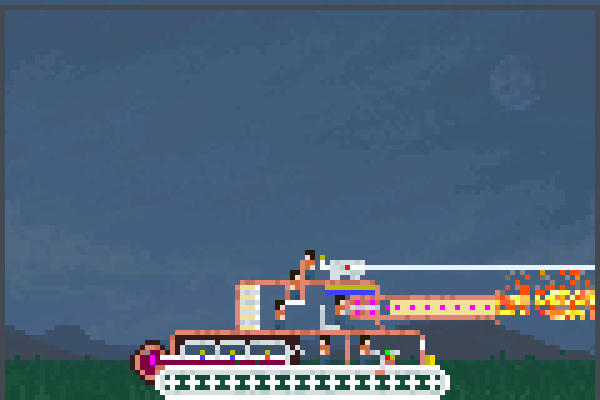 super tank 1234 Pixel Art