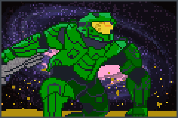 Halo collection Pixel Art