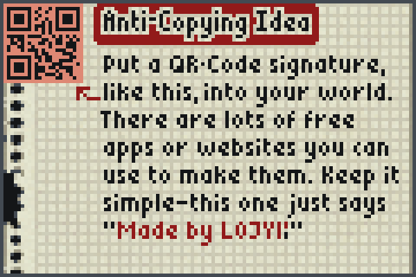 Anti Copy Idea Pixel Art