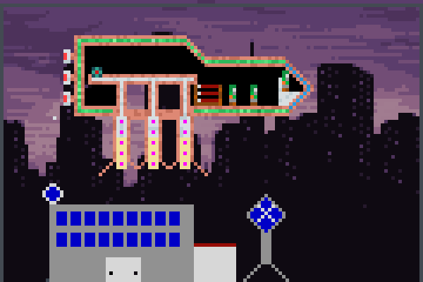  ship invasion  Pixel Art