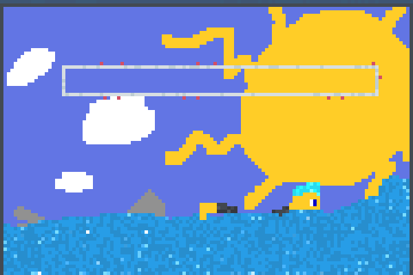 Shark says nomi Pixel Art