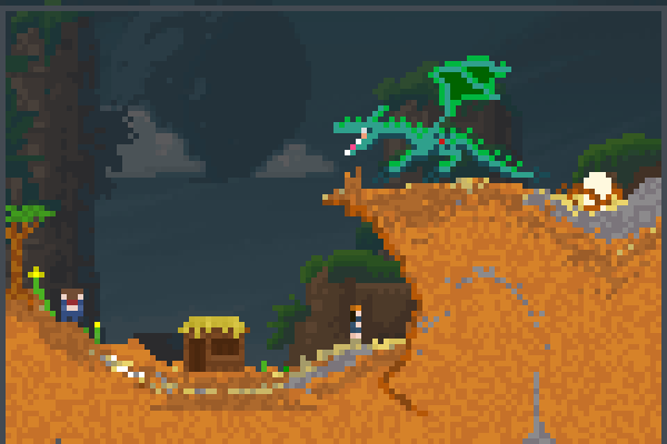 Mother Dragon Pixel Art