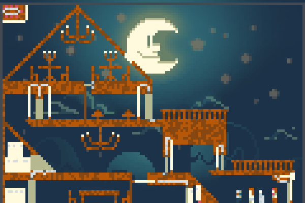 Haunted House 2 Pixel Art