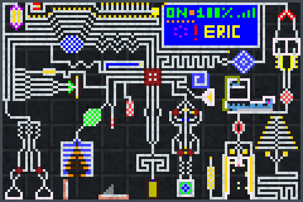 the big tekno Pixel Art