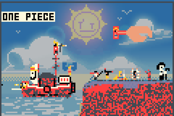 0nepiece Pixel Art