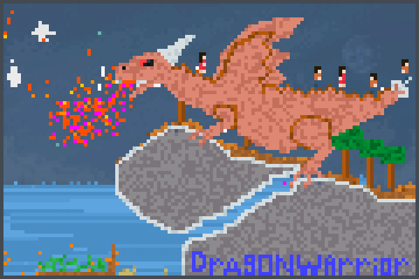 dragon x press Pixel Art