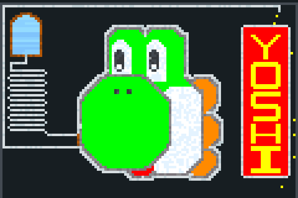 ElectricalYoshi Pixel Art