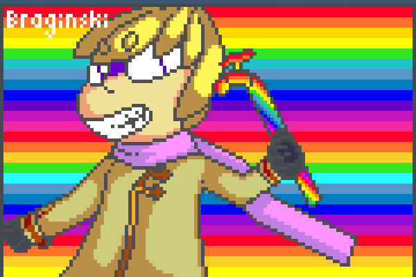 Rainbow Faucet Pixel Art