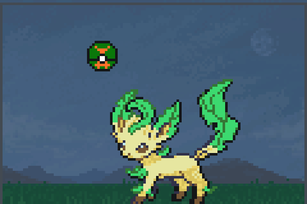 my epic leafeon Pixel Art