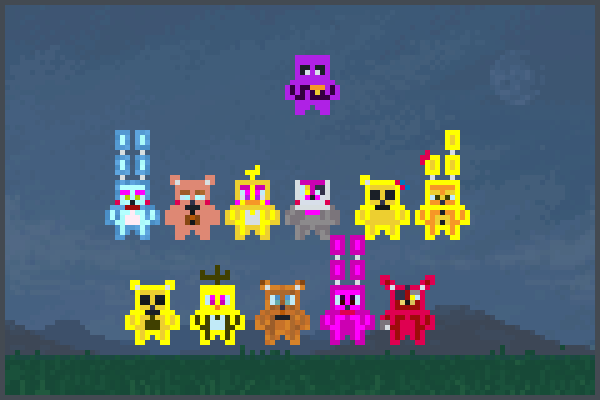 fnaf 1.2.3 Pixel Art