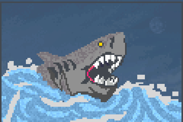 Shark Pixelart Pixel Art