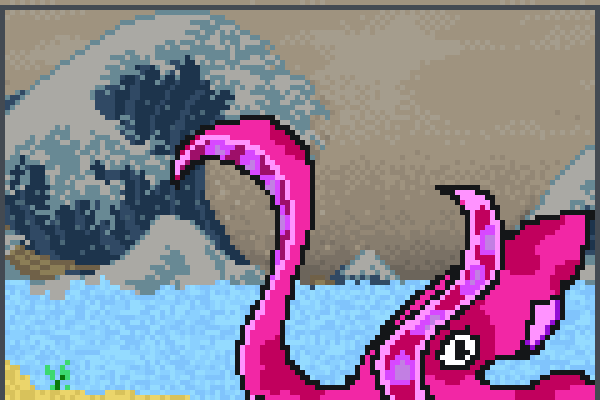 Kraken made LG Pixel Art