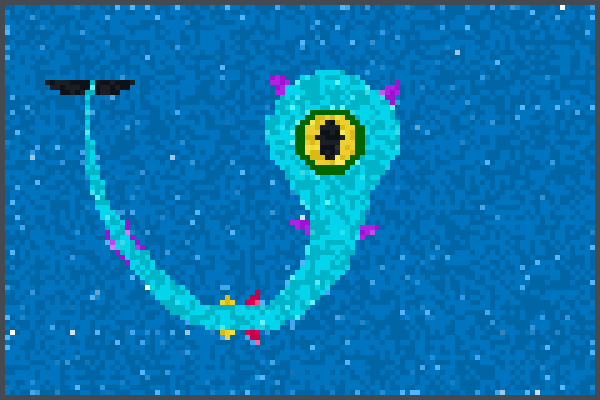 sea creatire Pixel Art