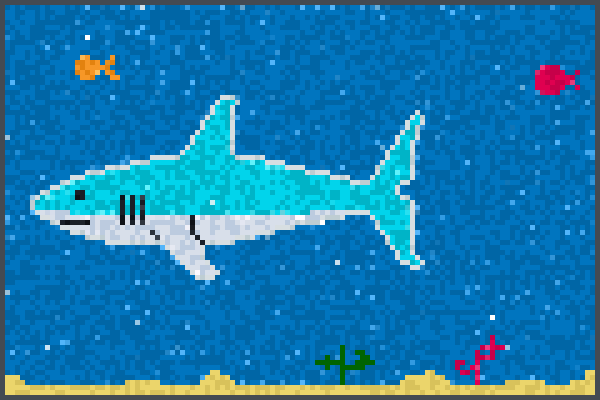  Sharkonian Pixel Art