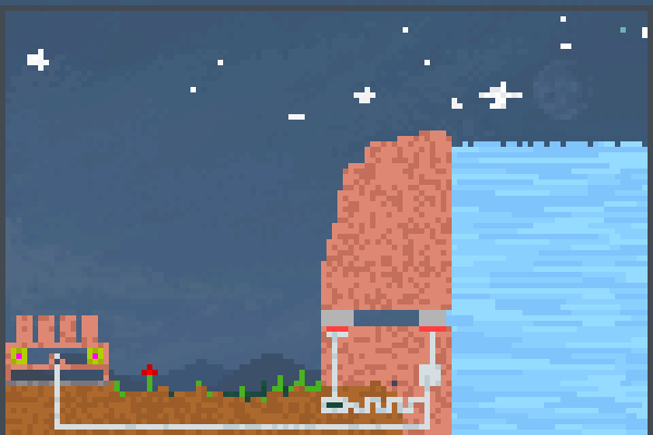 Dam.and.Station Pixel Art