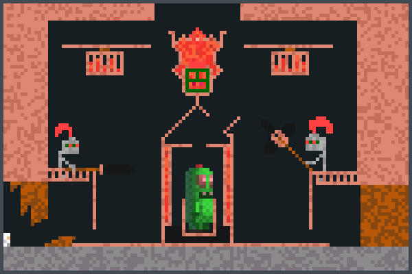 Chamber of Oni Pixel Art