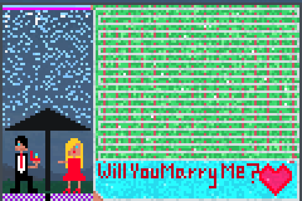 WillYouMarryMe) Pixel Art