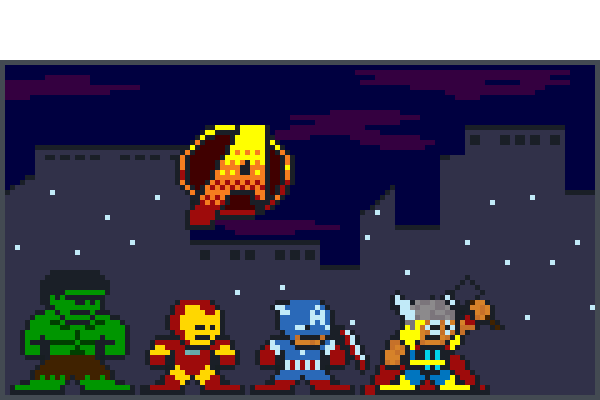 MarvelsAvengers Pixel Art