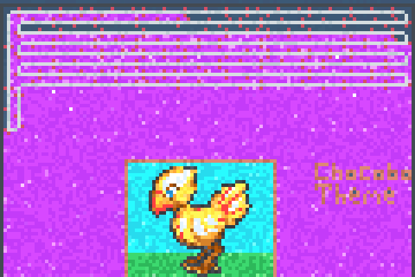 CHOCOBO THEME!! Pixel Art